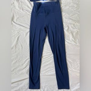 Girlfriend Collective High Rise Compressive 7/8 Leggings Size XS in Indigo Blue